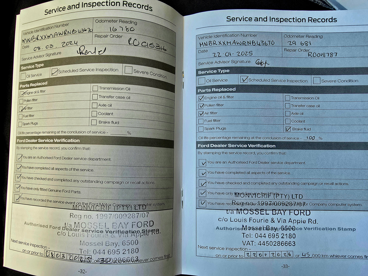 2023 Ford Everest 2.0D BI-TURBO SPORT 4x4 A/T