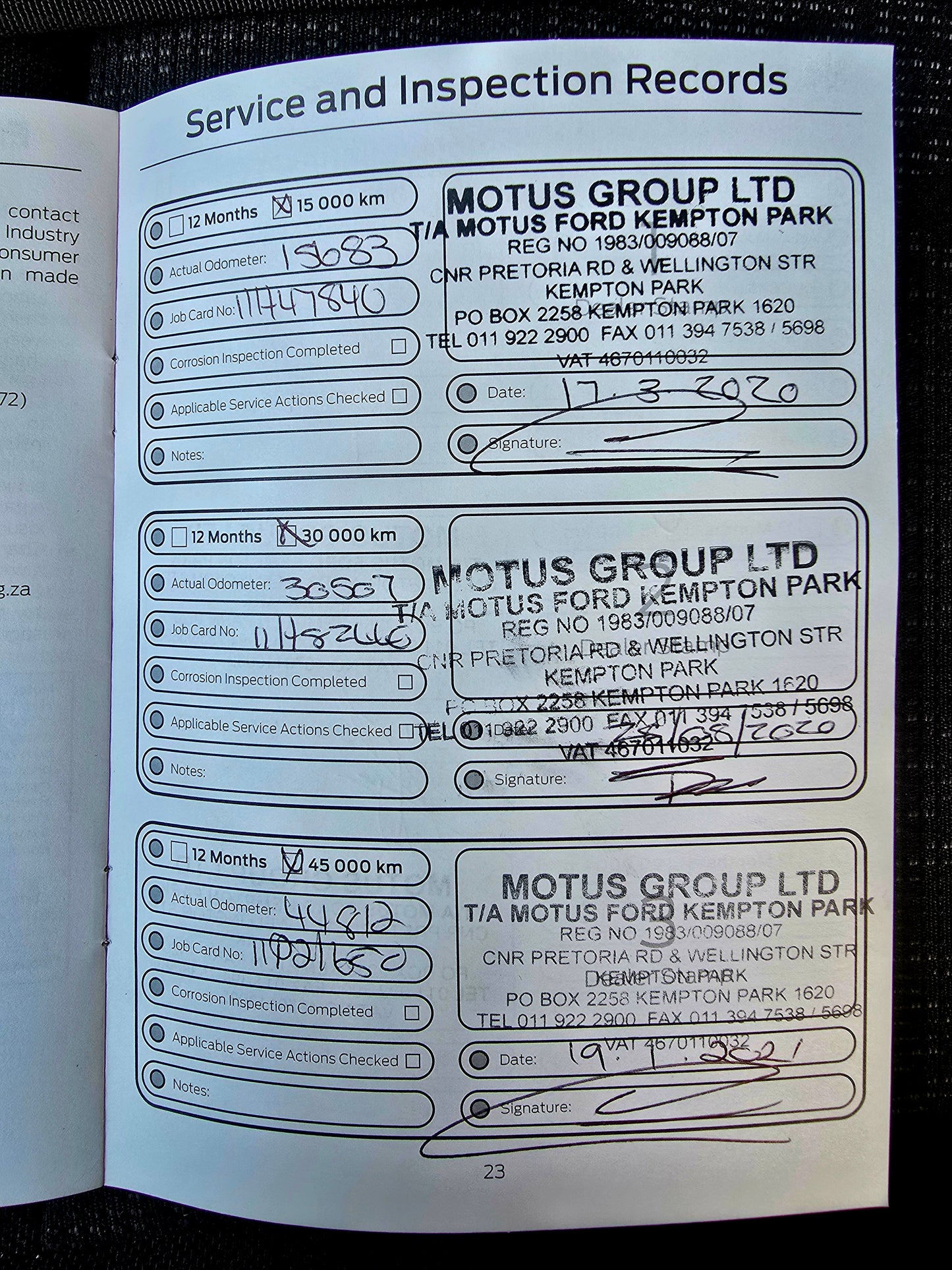 2019 Ford Ranger 2.2 TDCi XL P/ U A/T Sup/Cab