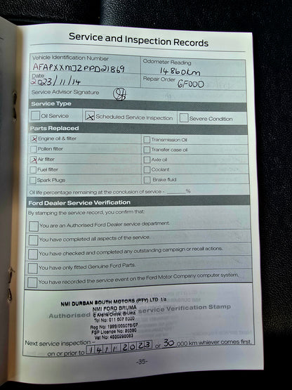 2023 Ford Ranger 2.0D BI-TURBO WILDTRAK P/U A/T D/Cab