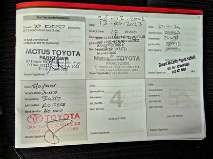 2023 Toyota Hilux 2.4 GD-6 RB RAIDER P/U A/T D/Cab